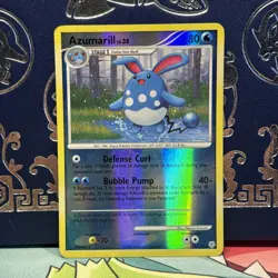 Pokemon 2007 18/130 Azumarill Diamond & Pearl Reverse Holo LP + - Image 1