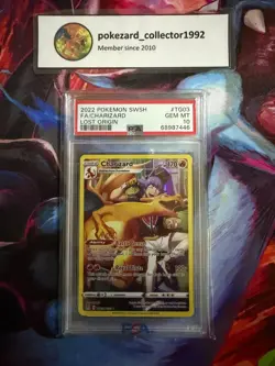 2022 Pokemon Lost Origin CHARIZARD Full Art TG03/TG30 PSA 10 GEM MINT - Image 1
