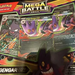 NEW Factory Sealed 2025 Pokemon Mega Battle Deck Mega Gengar EX English TCG PSA - Image 3