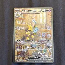Alakazam ex 201/165 Sv: Pokemon Scarlet & Violet 151 Holo NM/LP SIR TCG - Image 2