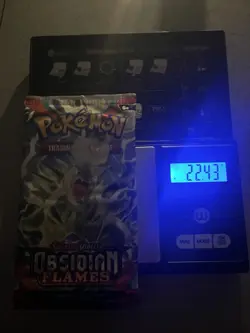 VERY HEAVY! 22.43Gram Obsidian Flames Pokemon TCG Factory Sealed Booster Pack!!! - Image 1