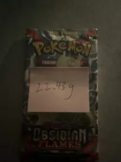 VERY HEAVY! 22.43Gram Obsidian Flames Pokemon TCG Factory Sealed Booster Pack!!! - Image 3
