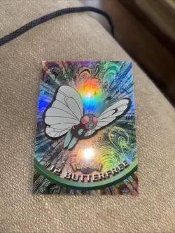 Pokemon 2000 Topps Chrome Butterfree #12 HP TV Series 1 Holo - Image 4