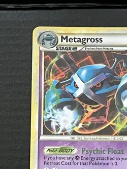 2010 Pokemon TCG Metagross HeartGold SoulSilver Unleashed Holo Rare 4/95 LP - Image 2