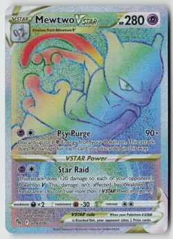 Mewtwo VSTAR (79) (Secret) - 079/078 - Pokemon GO Holofoil- PTCG - Image 1