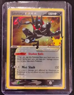 Pokemon Celebrations -Sealed- Greninja Star SWSH144 Promo Holo English - Image 1