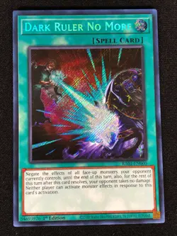 Yugioh Dark Ruler No More RA01-EN060 1st Secret (NM) - Image 1