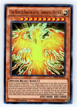 Yugioh The Winged Dragon of Ra - Immortal Phoenix MIL1-EN001 Ultra - NM 💎 - Image 1