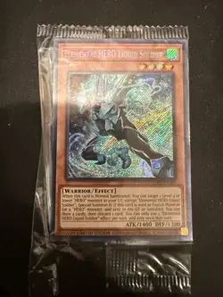 YUGIOH ELEMENTAL HERO LIQUID SOLDIER LDS3-EN103 SECRET LIMITED EDITION SEALED - Image 1