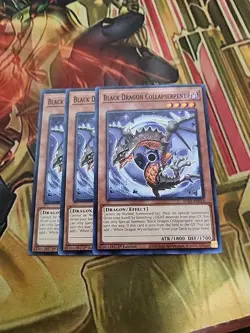 3X Black Dragon Collapserpent - SDAZ-EN013 - Common 1ST ED NM Yugioh - Image 1