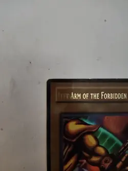 1999 Yu-Gi-Oh! Left Arm Of the Forbidden One LOB-123 Rare Holo - Image 5