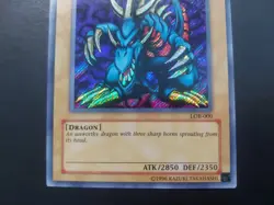 Yugioh - Tri-Horned Dragon LOB-000 Secret Rare - Image 3