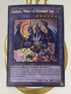 Yu-Gi-Oh Garura, Wings of Resonant Life (Secret Rare)-Secret Rare - Image 1