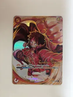 Monkey.D.Luffy SR ST01-012 Japanese ONE PIECE Card Game Oda signature ver - Image 1