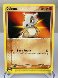 Cubone - 40/95 EX Team Aqua vs Magma Pokemon Card - Moderately Played - Image 1