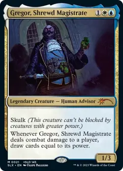 Gregor, Shrewd Magistrate (Universes Within) Promo PLD CARD ABUGames - Image 1