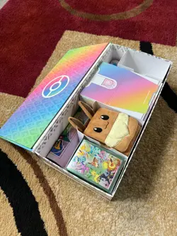 Prismatic Evolutions UPC Eevee Deck Box, Sleeves And Play Mat -- NO Cards - Image 2