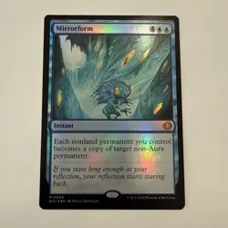 Mirrorform FOIL 0059 Lorwyn Eclipsed ECL MTG Mythic Blue Instant English Mint NM - Image 1