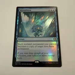 Mirrorform FOIL 0059 Lorwyn Eclipsed ECL MTG Mythic Blue Instant English Mint NM - Image 2