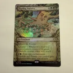 Sapling Nursery FOIL Showcase 328 Lorwyn Eclipsed ECL MTG Rare Unplayed Mint NM - Image 1