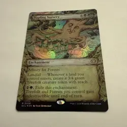 Sapling Nursery FOIL Showcase 328 Lorwyn Eclipsed ECL MTG Rare Unplayed Mint NM - Image 3