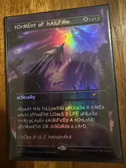 Secret Lair: sAnS mERcY Rainbow Foil NM - Image 2