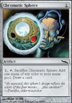 4x Chromatic Sphere Light Play, English Mirrodin MTG Magic - Image 1