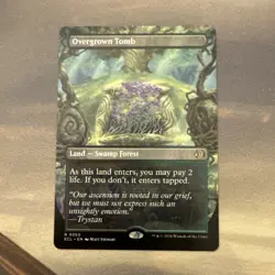 Overgrown Tomb MINT Borderless 350 Lorwyn Eclipsed ECL MTG Rare Land Unplayed NM - Image 1