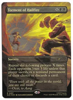 Avatar Torment of Hailfire (2287) (Rainbow Foil) Secret Lair Drop Foil - Image 1