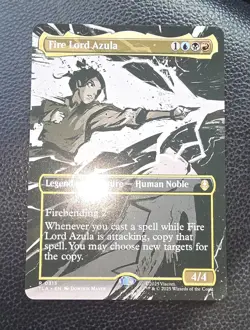 MTG - TLA - Fire Lord Azula (Borderless) #313 - Near Mint Normal - Image 1