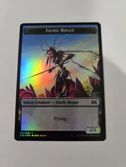 Faerie Rogue (1/1) Angel (4/4) Token - Double Masters 2x2 - FOIL - NM - MTG - Image 2