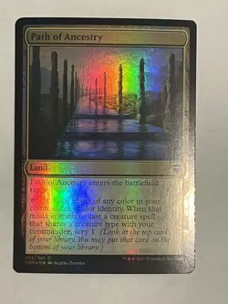 Path of Ancestry NM Foil Commander Legends MTG - Image 1