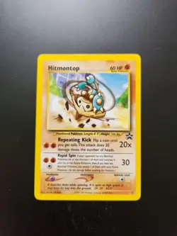 Hitmontop Pokemon TCG WOTC Black Star Promo # 37 - Image 1