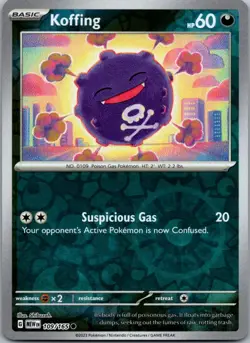 Koffing SV: Scarlet & Violet 151 109/165 NM English Pokemon Card - Image 1