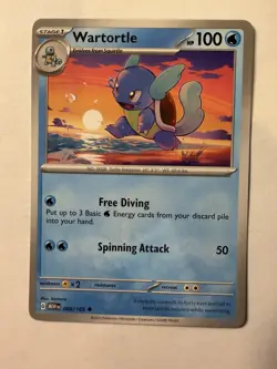 Wartortle - SV: Scarlet & Violet 151 008/165 NM English Pokemon Card - Image 1