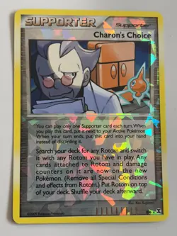 Pokemon Rising Rivals RT6 Charon's Choice Trainer 2009 Cracked Ice Holo Rare LP/ - Image 1