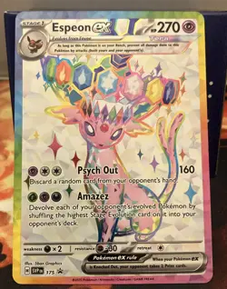 Pokemon Espeon ex SVP 175 Premium Figure Collection Black Star Promo NM - Image 1