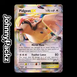 Pidgeot EX 64/108 - 2016 Evolutions XY Ultra Rare Holo - Pokemon Card (NM) - Image 1