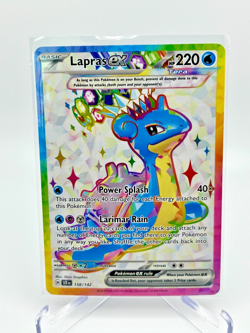 Lapras ex - 158/142 - Stellar Crown Full Art - NM - Pokemon - Image 1
