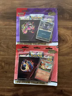 Pokemon Ascended Heroes Charmander & Gastly Tech Sticker Collection Sealed - Image 1
