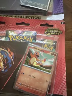 Pokemon Ascended Heroes Charmander & Gastly Tech Sticker Collection Sealed - Image 2