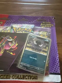 Pokemon Ascended Heroes Charmander & Gastly Tech Sticker Collection Sealed - Image 3