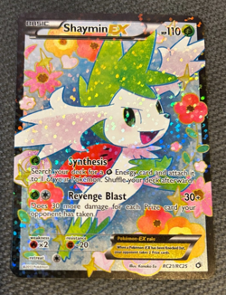 Pokemon Shaymin EX Full Art Legendary Treasures Radiant Collection RC21/25 - NM - Image 1
