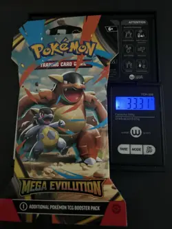 (VERY HEAVY) 33.31g Pokemon TCG Mega Evolution Sleeved Booster Pack (SEALED)✅ - Image 1