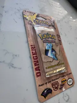 Pokemon Fossil Blister Pack Lapras Artwork 1999 WOTC Factory Sealed - Image 2