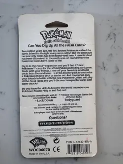 Pokemon Fossil Blister Pack Lapras Artwork 1999 WOTC Factory Sealed - Image 4
