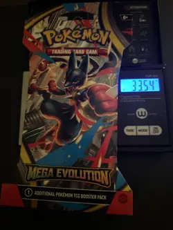 (VERY HEAVY) 33.54g Pokemon TCG Mega Evolution Sleeved Booster Pack (SEALED)✅ - Image 1