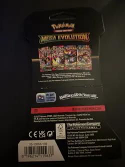 (VERY HEAVY) 33.54g Pokemon TCG Mega Evolution Sleeved Booster Pack (SEALED)✅ - Image 3