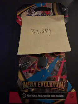 (VERY HEAVY) 33.54g Pokemon TCG Mega Evolution Sleeved Booster Pack (SEALED)✅ - Image 4
