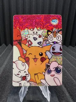 Pokemon Vintage Pocket Monsters Vending HOLO Prism Sticker Bandai 1999 Nintendo - Image 1